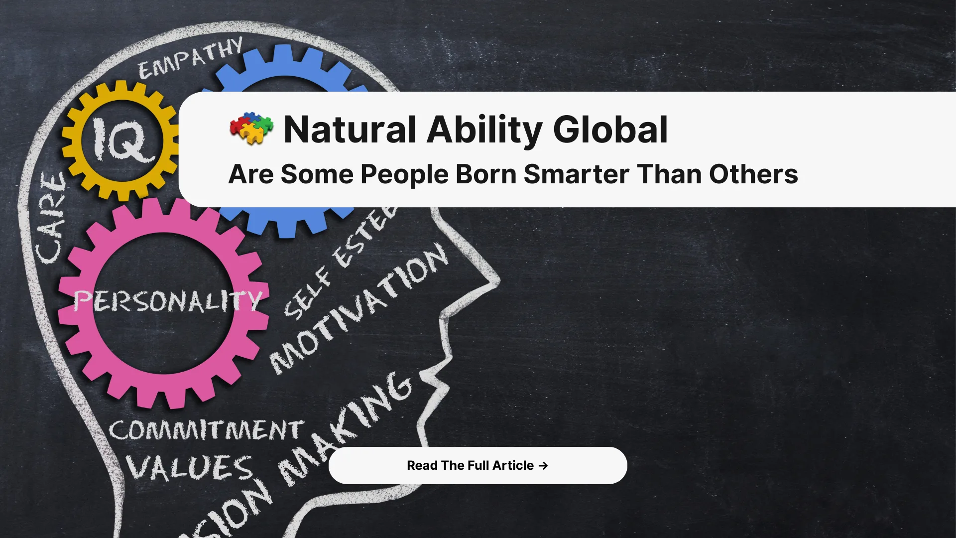 Are people born with a high iq